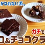 【低糖質】材料4つでできる簡単チョコレート＆クランチチョコの作り方｜混ぜて冷やすだけの簡単糖質制限ダイエットレシピ