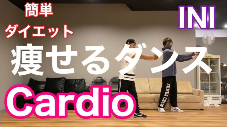 【Cardio/INI】おうちで痩せる簡単ダイエットダンス！自宅でできる初心者向けエクササイズ♪easy dance diet 寒い冬こそ引き締めチャンス！