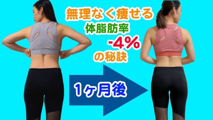 【確実に痩せたい人向け】1ヶ月で体脂肪-4%：ダイエット始める前の基礎知識：無理なく綺麗に痩せる