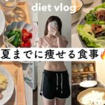 【ダイエット】悩まずヘルシーな自炊が続く3日間の食事！diet vlog