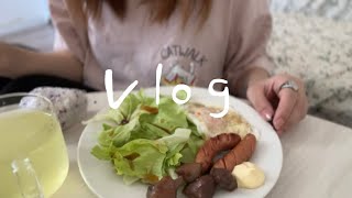 vlog｜食生活VLOG🍒二層のカフェオレ、砂ズリ、ダイエットは続く