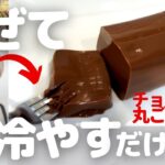 【ダイエット】材料4つ型不要！パックそのまま低糖質チョコプリン【痩せるスイーツ】