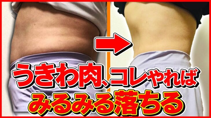 【下っ腹撃退】うきわ肉をごっそり落とすならコレやってください【ダイエット,皮下脂肪】