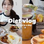 【Diet vlog】好きなものを食べながら体型維持する方法と１日の食事記録🍽️🥗🥪ダイエットレシピ紹介！