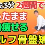 【短期間で全身痩せ】たった3分・2週間で-5kg達成！座ったままできる骨盤矯正！#ダイエット #痩せ体質 #骨盤矯正 #骨盤の歪み