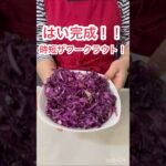 【簡単ザワークラウト！】ズボラさん集まれ！切って混ぜるだけでおしゃれでヘルシーな副菜！ #ダイエット #ダイエットレシピ #ヘルシーごはん #料理 #腸活レシピ #腸活ダイエット