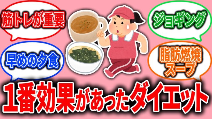 【有益】結局これが1番最強！本当に効果があった確実に痩せるダイエット法！【ガルちゃん】