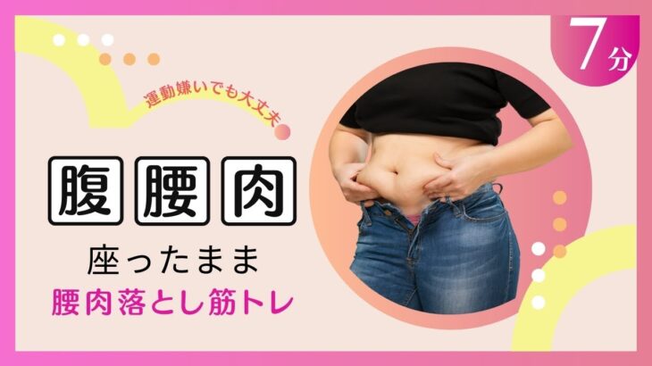 【ダイエット 座りながら お腹】ほんと？腹筋をしないでお腹痩せする動き9種全てお見せします