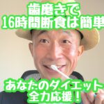 16時断食が簡単になる　歯磨き編［ダイエット成功の為に］