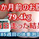 285週目の体重測定