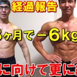 減量3ヶ月で6㎏落とした食事やトレーニング！大会に向けて更に脂肪を落とします！