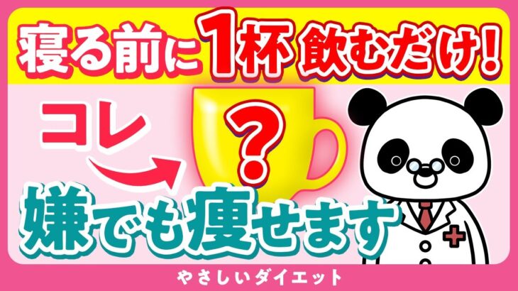 【医師解説】寝る前1杯飲むだけ！飲むだけで確実に痩せる飲み物５選