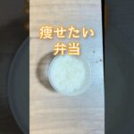 痩せたいダイエット中に食べるお弁当／簡単節約おかずピーマン茹で鶏むね肉ブロッコリーキャベツ／弁当箱はタッパー