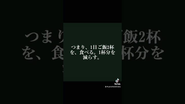 確実に痩せるカーボコントロール3段階 #ダイエット #痩せる方法